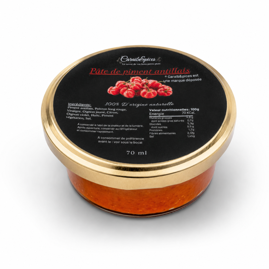 Pâte de piment antillais (70 ml)